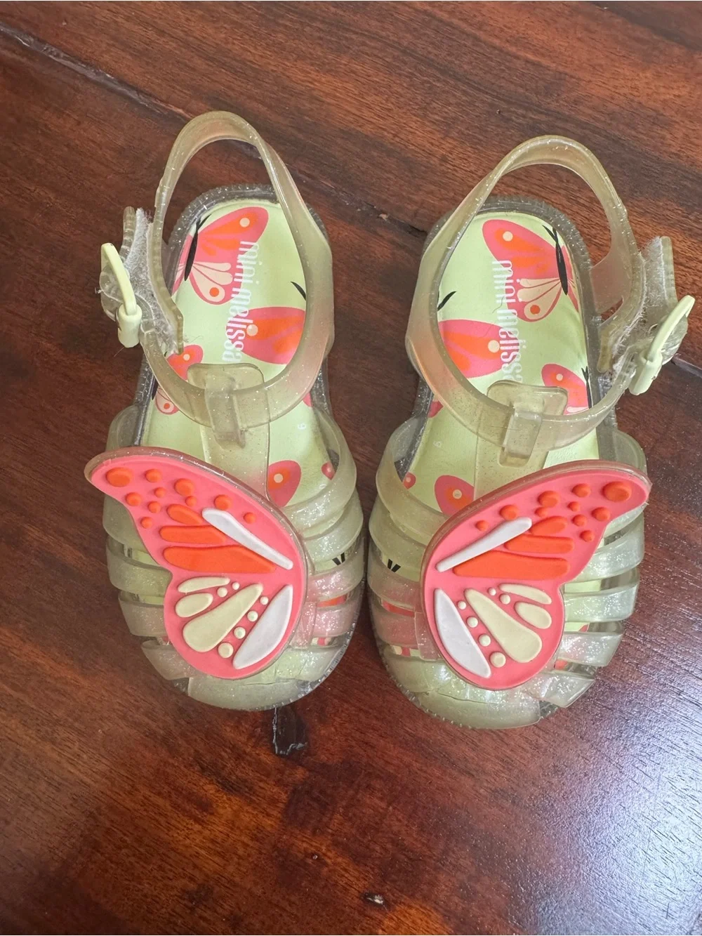 Mini Melissa Possession Fairy Toddler Girls Jelly Sandals